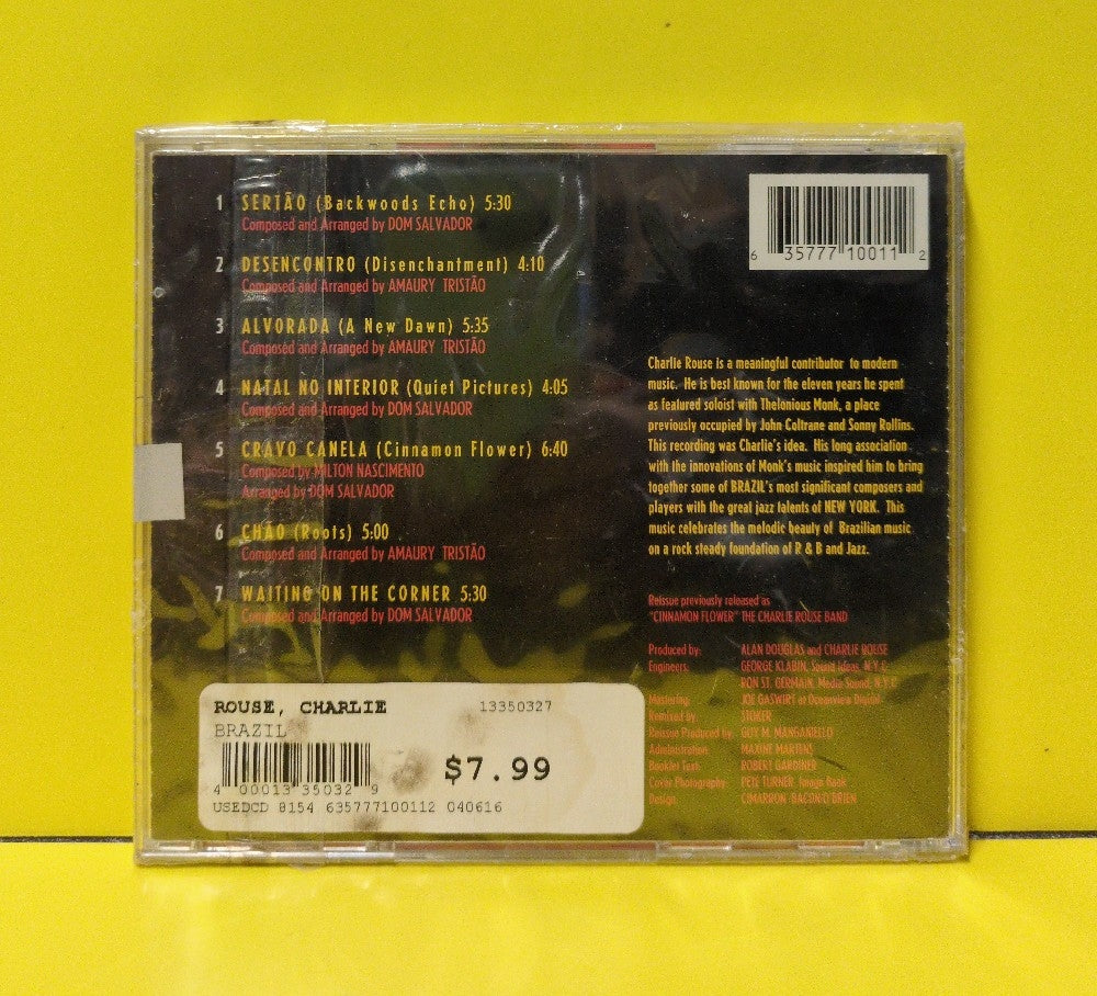 Charlie Rouse - Brazil - 1997 - ADC11 - Used - Sealed, VG++ - CDs - France Import