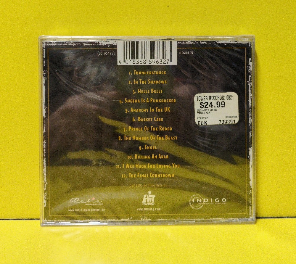 Mambo Kurt - Organized Crime - 2005 - HTCD015 - New - Sealed - CDs - Germany Import
