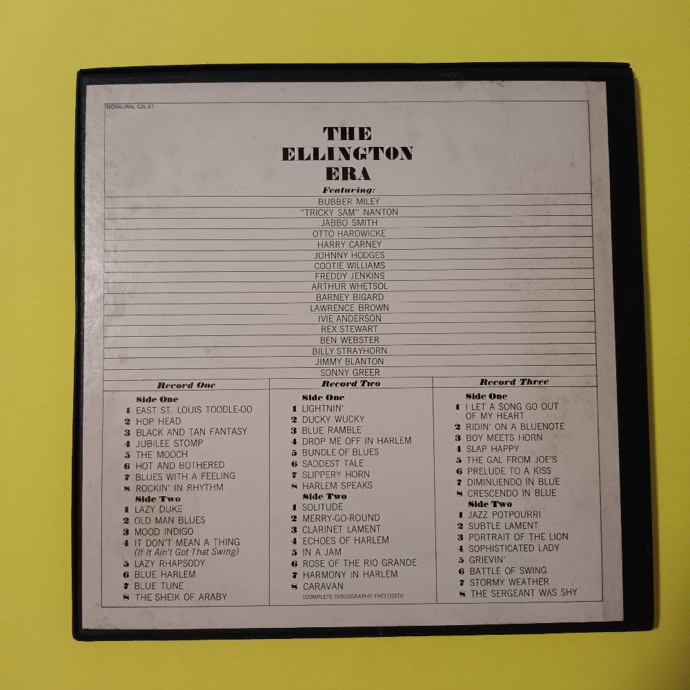 Duke Ellington  - The Ellington Era 1927-1940 3LP Box Set - 1963 - C3L 27 - Used - EX - Vinyl