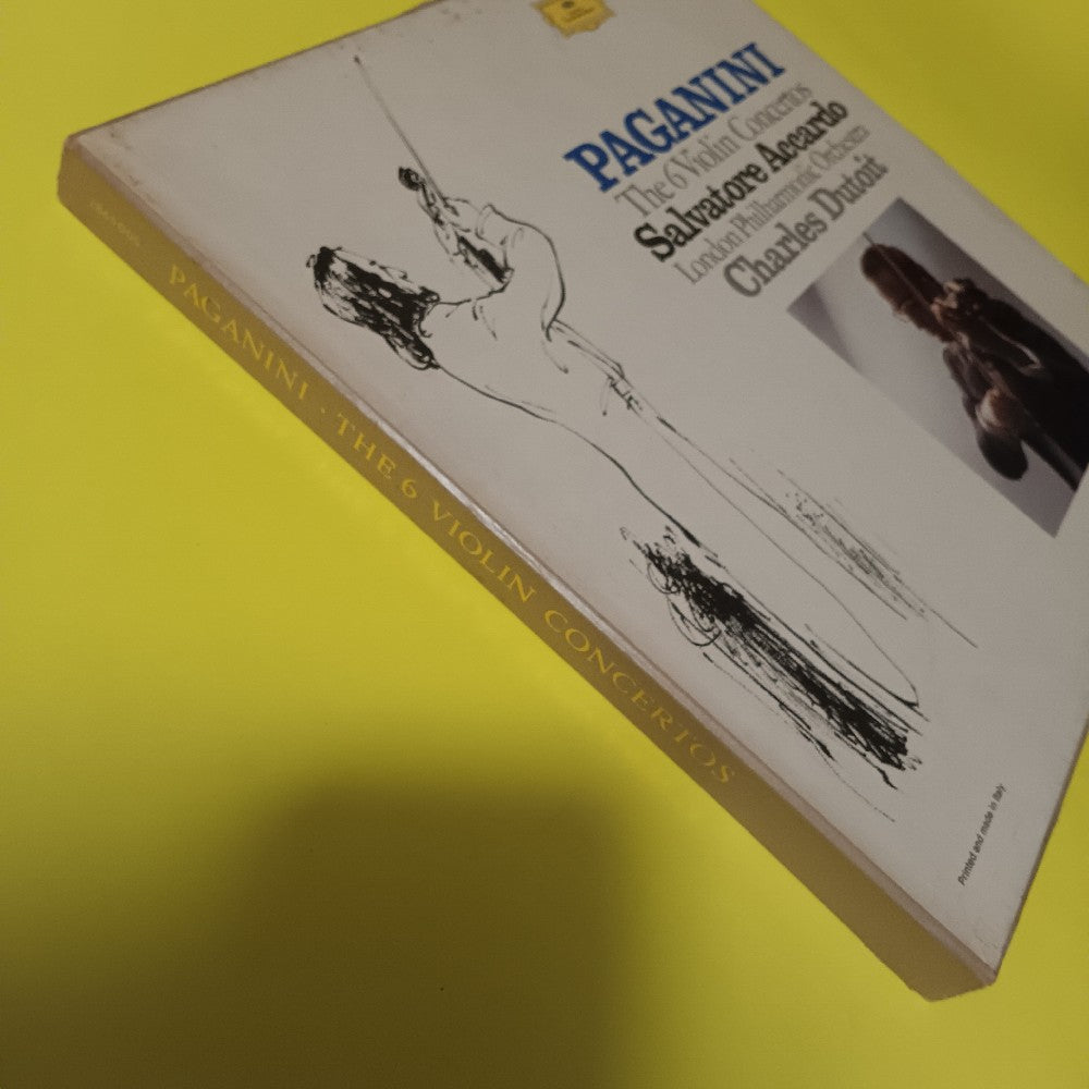 Salvatore Accardo Charles Dutoit - Paganini: 6 Violin Concertos 5LP Box Set - 1975 - 2864005 - Used - EX - Vinyl