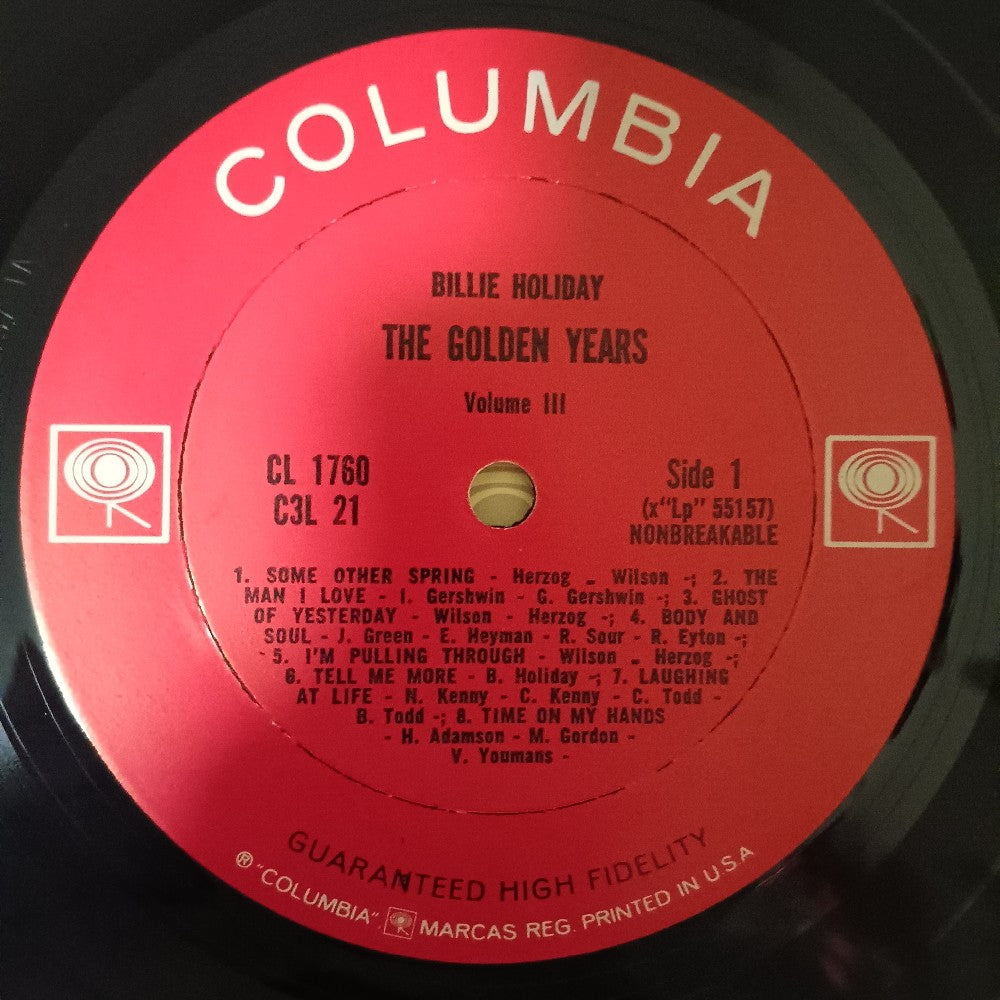 Billie Holiday - The Golden Years 3LP Box Set - C3L-21 - Used - VG++ - Vinyl