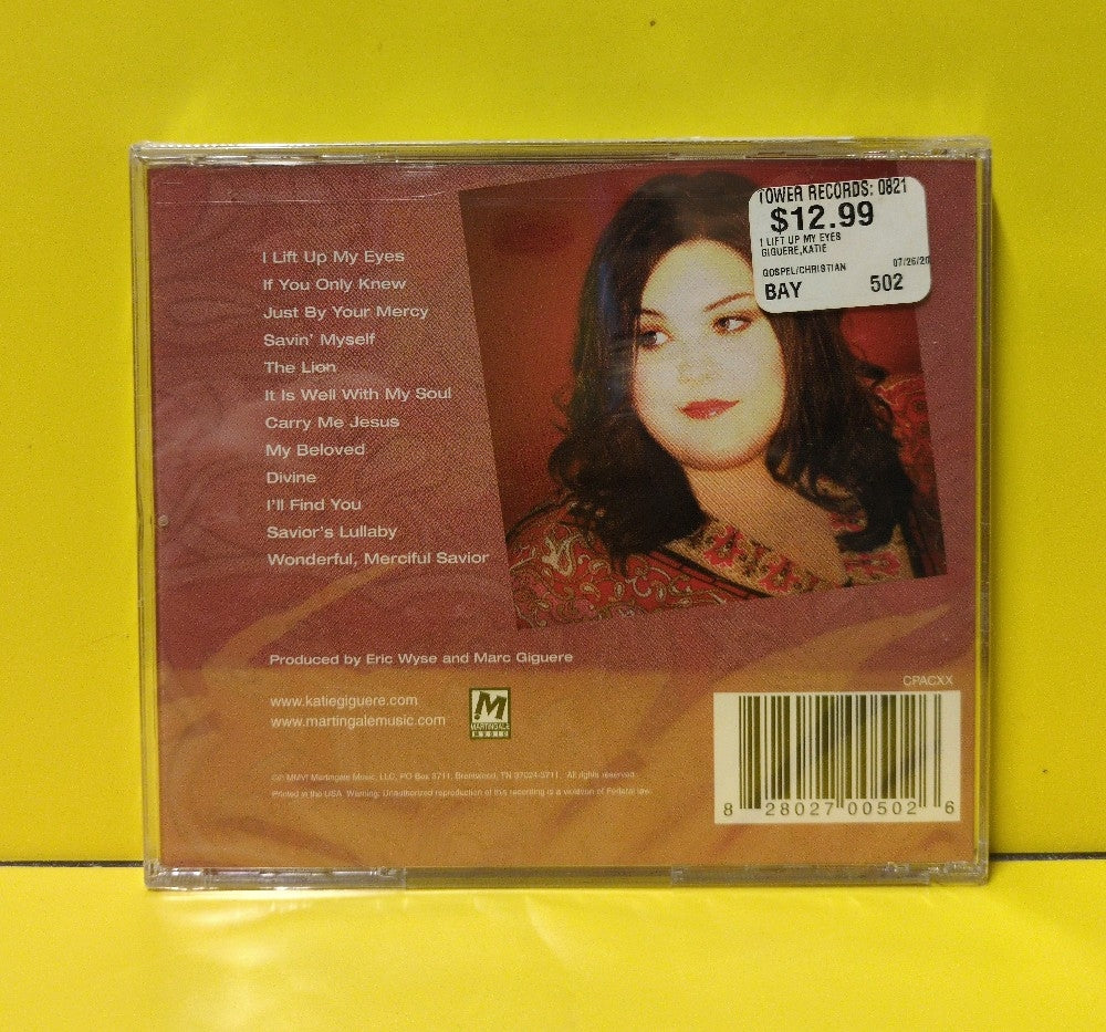 Katie Giguere - I Lift Up My Eyes - 2006 - 70050-2 - New - Sealed - CDs