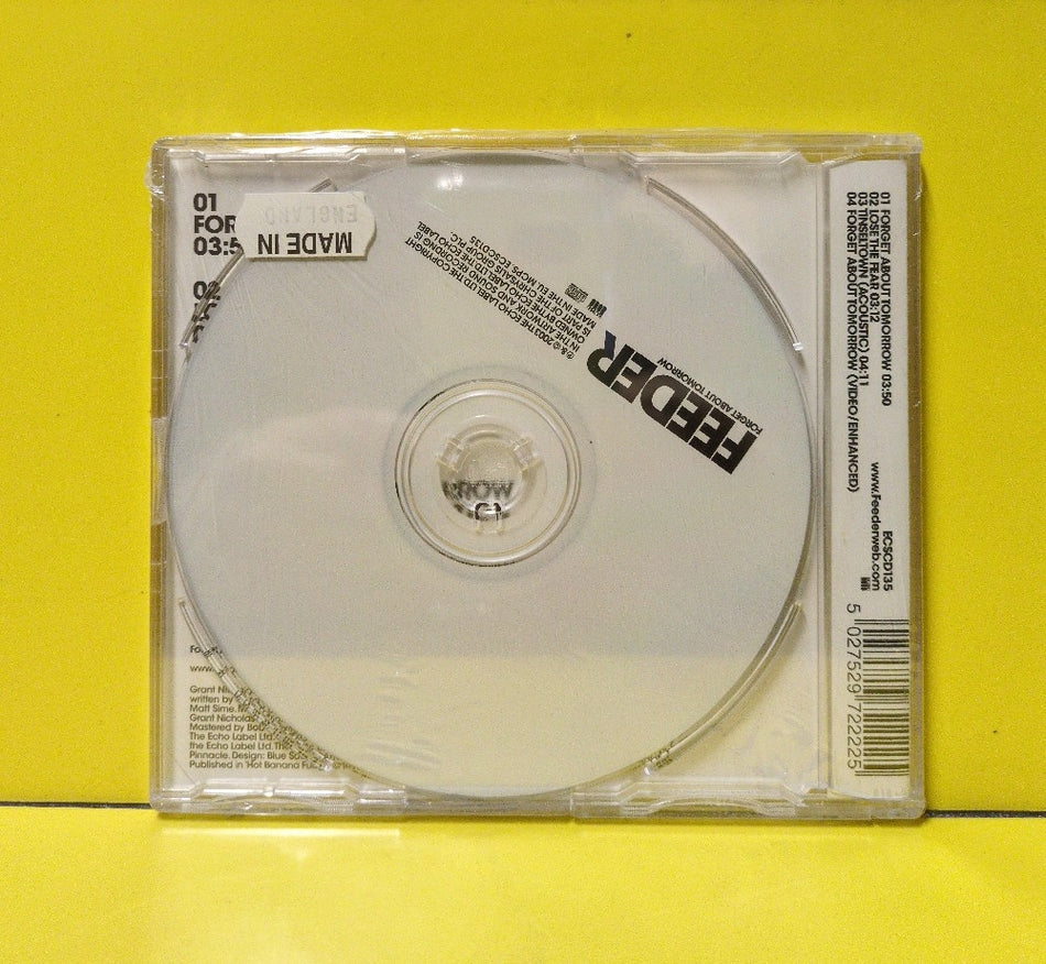 Feeder - Forget About Tomorrow - 2003 - ECSCD 135 - New - Sealed - CDs - CD Single - UK Import - CD 1 Of 2