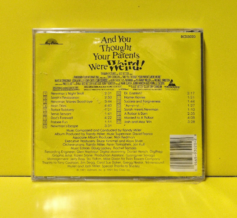Randy Miller - And You Thought Your Parents Were Weird! (Original Soundtrack Recording) - 1991 - BCD 3020 - New - Sealed - CDs