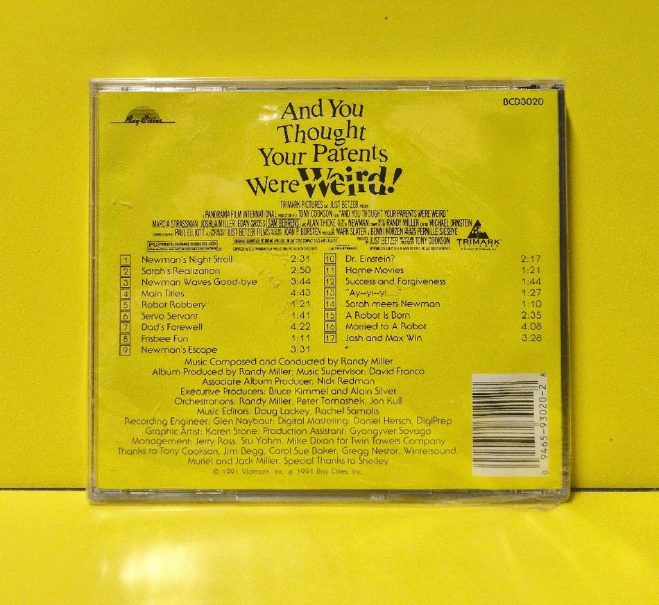 Randy Miller - And You Thought Your Parents Were Weird! (Original Soundtrack Recording) - 1991 - BCD 3020 - New - Sealed - CDs