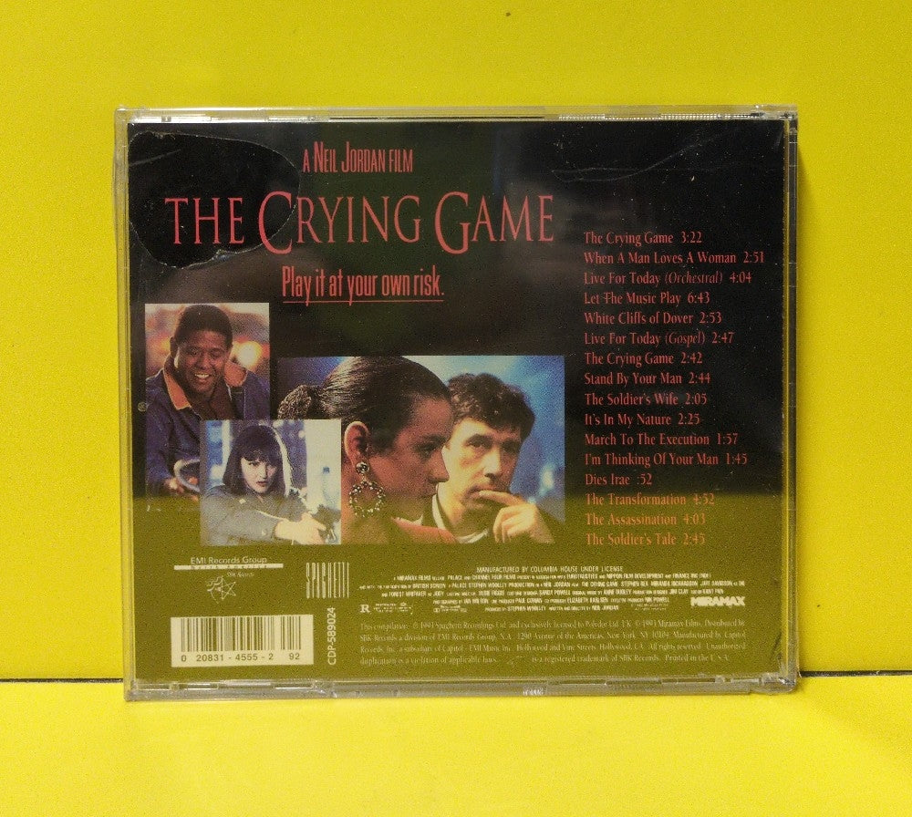 Various - The Crying Game (Original Motion Picture Soundtrack) - 1993 - CDP-589024 - New - Sealed - CDs