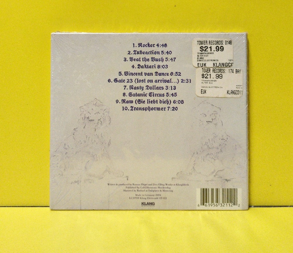Alter Ego - Transphormer - 2004 - Klang Elektronik CD 011 - New - Sealed - CDs - Germany Import