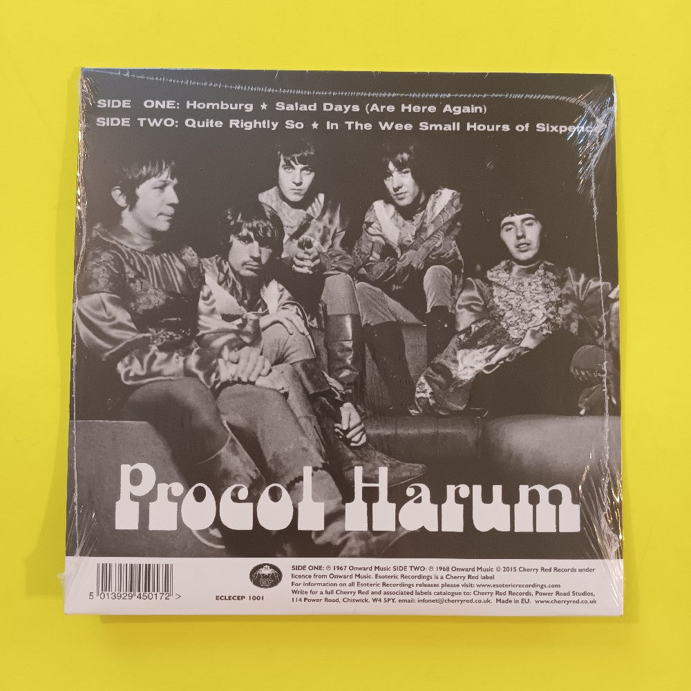 Procol Harum - Homburg RSD 2015 7" 45 LIMITED ED. - 2015 - ECLECEP 1001 - New - Sealed - Vinyl
