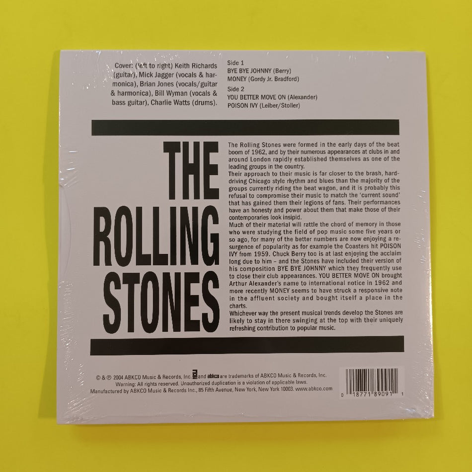 The Rolling Stones - The Rolling Stones RSD 7" 45 - 2012 - 8909-1 - New - Sealed - Vinyl