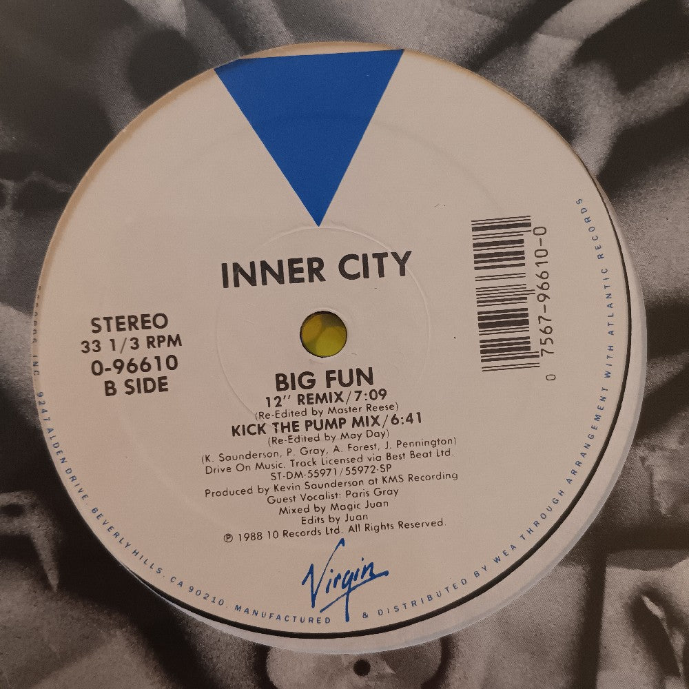 Inner City - Big Fun 12" - 1988 - 0-96610 - New - Sealed - Vinyl