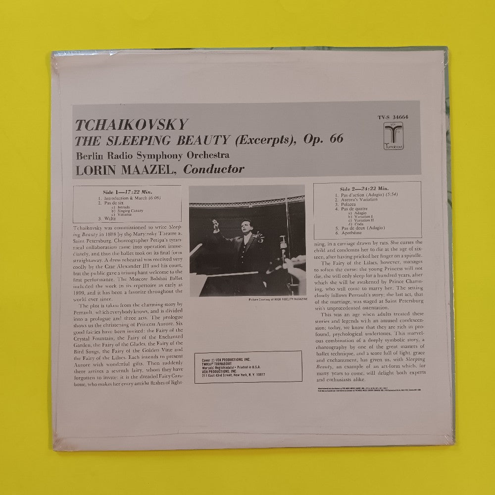 Lorin Maazel - Tchaikovsky Sleeping Beauty Excerpts - TV-S 34664 - New - Sealed - Vinyl