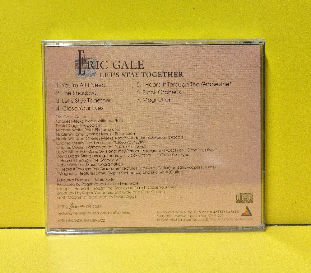 Eric Gale - Let's Stay Together - 1988 - ABD-7215 - New - Sealed - CDs