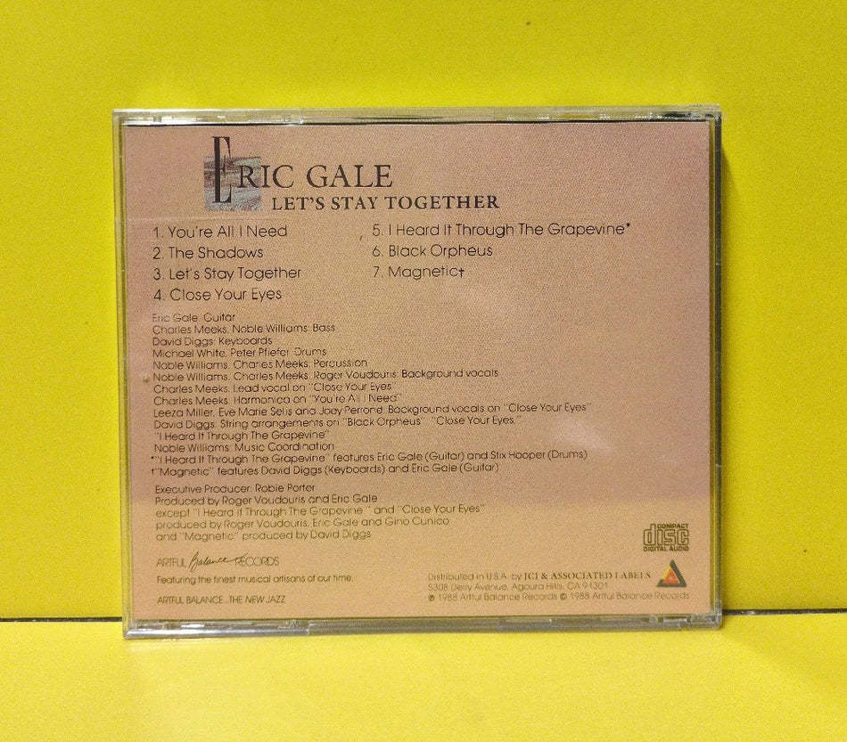 Eric Gale - Let's Stay Together - 1988 - ABD-7215 - New - Sealed - CDs