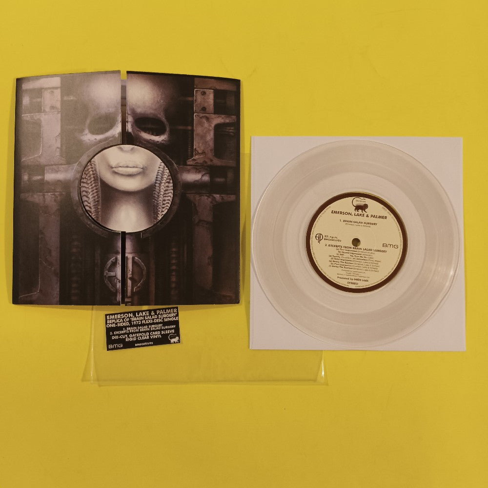 Emerson, Lake & Palmer - Brain Salad Surgery RSD 7" CLEAR - 2017 - BMGCATSV93 - Used - NM - Vinyl