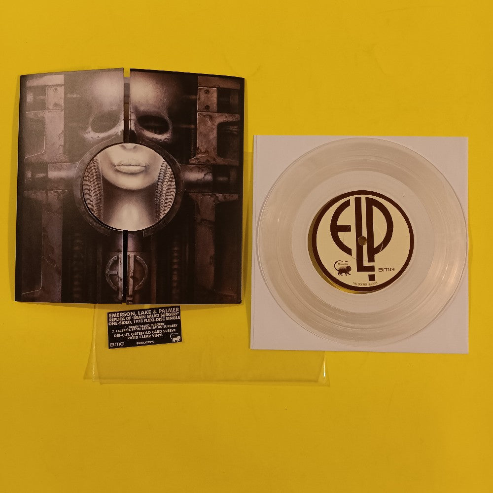 Emerson, Lake & Palmer - Brain Salad Surgery RSD 7" CLEAR - 2017 - BMGCATSV93 - Used - NM - Vinyl