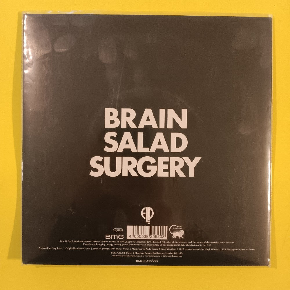 Emerson, Lake & Palmer - Brain Salad Surgery RSD 7" CLEAR - 2017 - BMGCATSV93 - Used - NM - Vinyl
