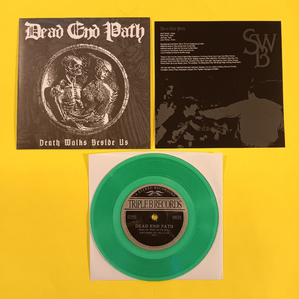 Dead End Path - Death Walks Beside Us 7" GREEN EP - 2010 - TBR021 - Used - NM - Vinyl