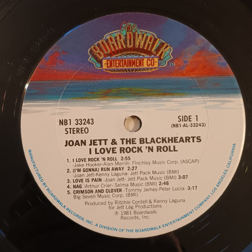 Joan Jett & The Blackhearts - I Love Rock 'N Roll CRC CLUB W SHRINK - 1981 - NB1-33243 - Used - VG++ - Vinyl