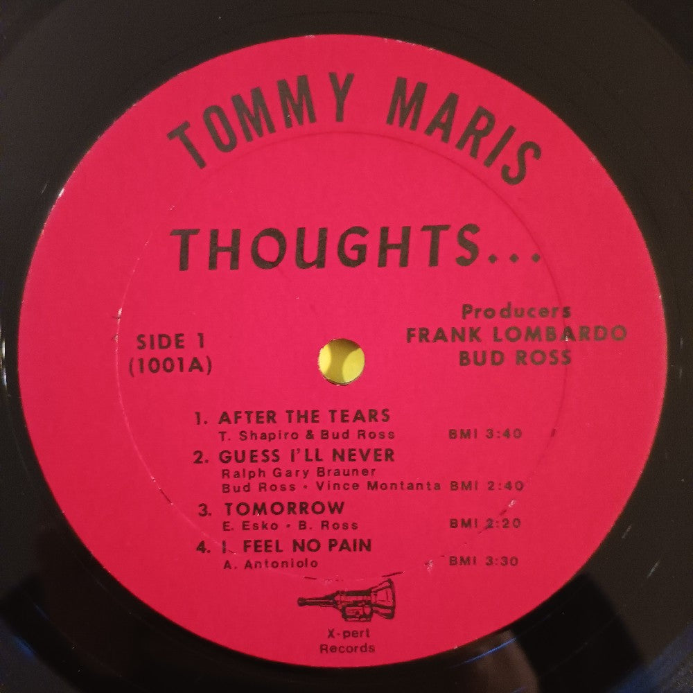 Tommy Maris - Thoughts ... - X-Pert 1001 - Used - VG++ - Vinyl
