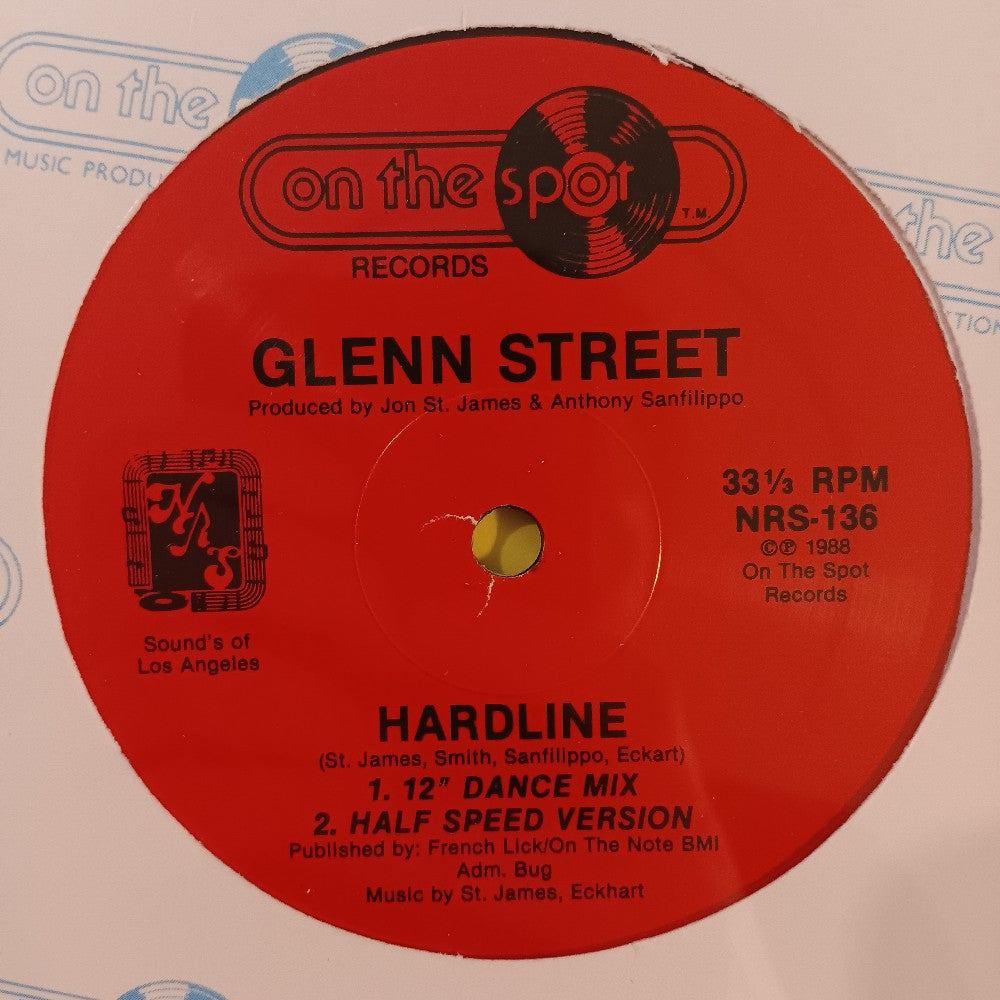 Glenn Street - Hardline 12" - 1988 - NRS-136 - New - Sealed - Vinyl