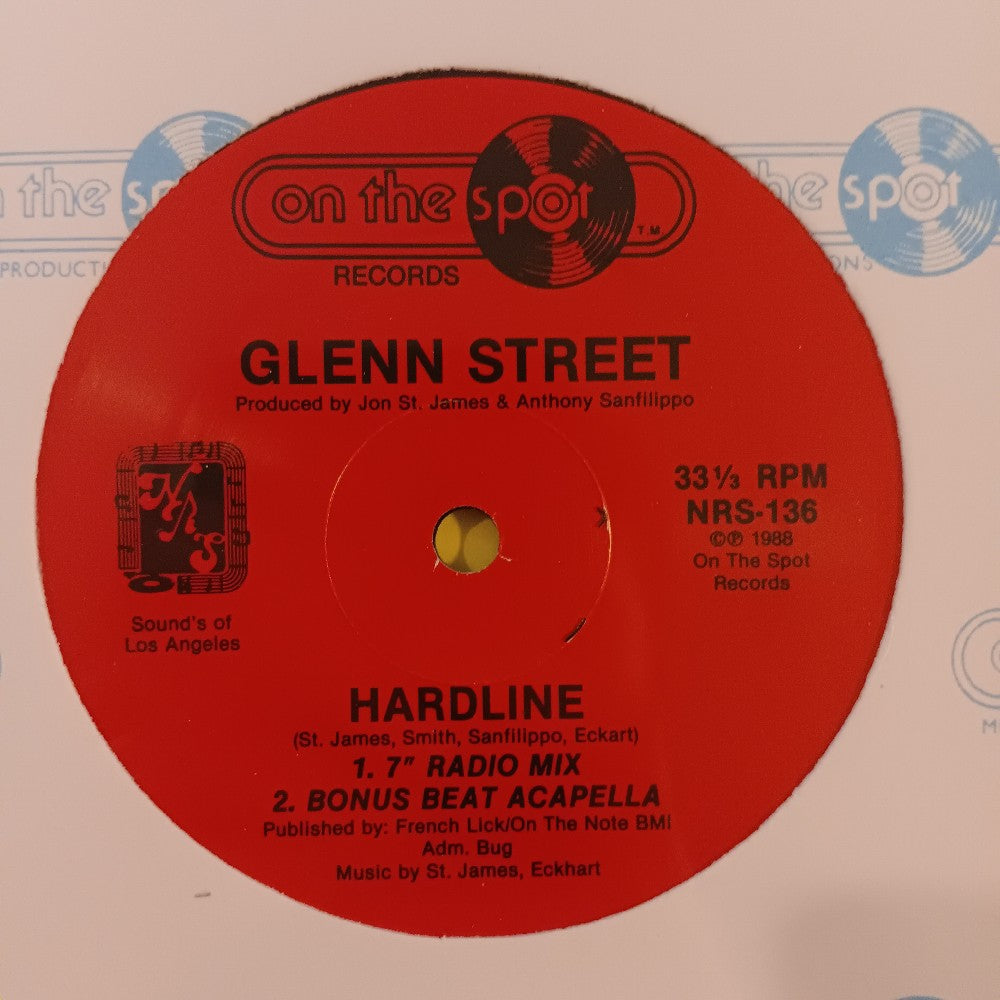 Glenn Street - Hardline 12" - 1988 - NRS-136 - New - Sealed - Vinyl