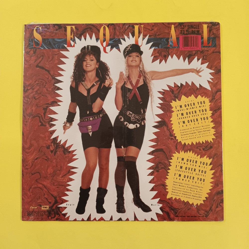 Sequal - I'm Over You 12" - 1988 - V-15347 - New - Sealed - Vinyl