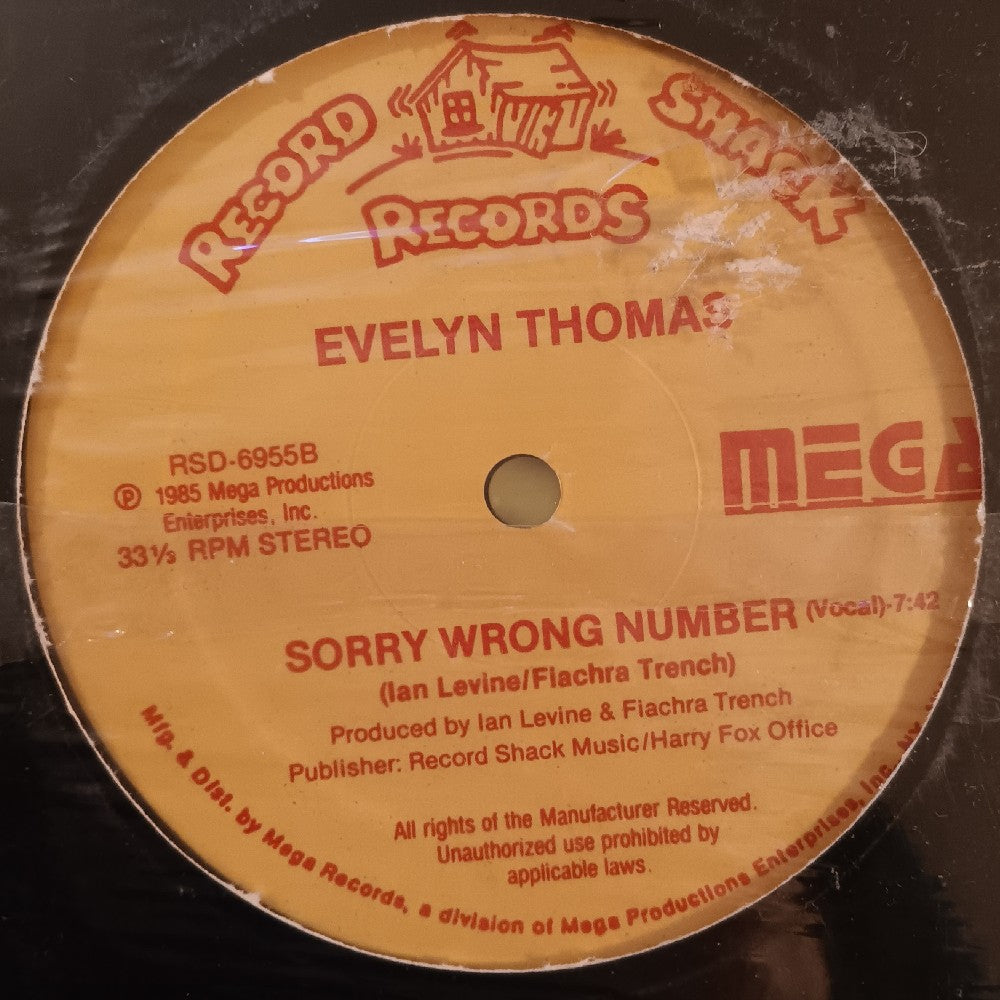 Evelyn Thomas King - Reflections / Sorry Wrong Number 12" - 1985 - RSD 6955 - New - Sealed - Vinyl