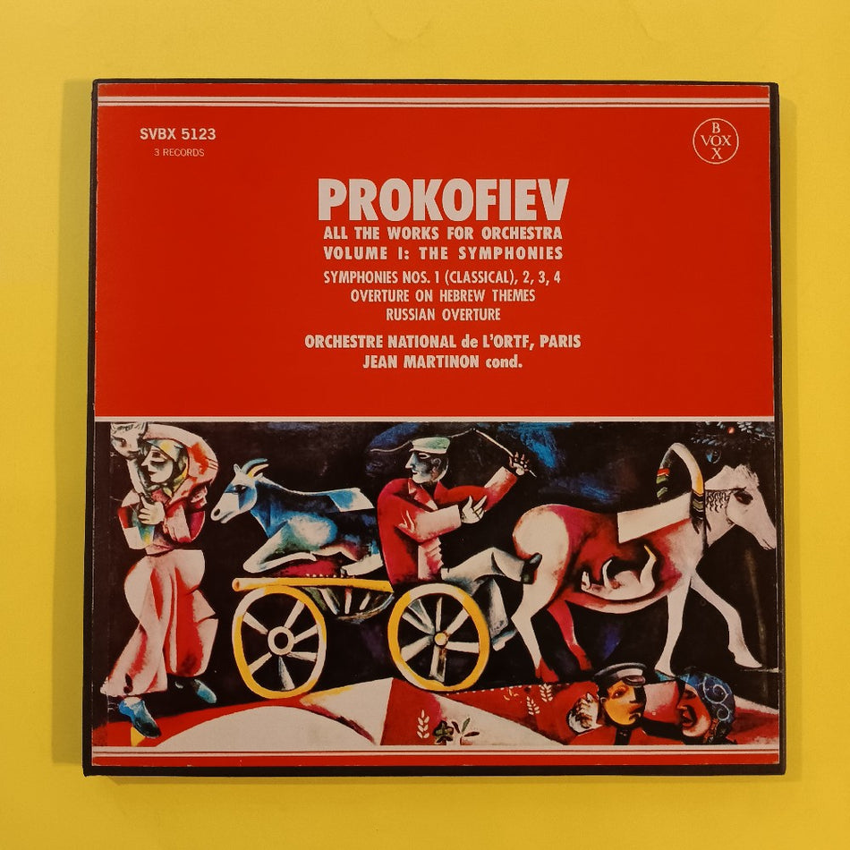Jean Martinon - All The Works For Orchestra Vol. 1 3LP Box - 1972 - SVBX 5123 - Used - EX - Vinyl