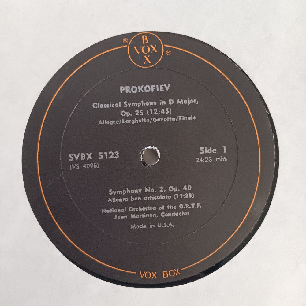 Jean Martinon - All The Works For Orchestra Vol. 1 3LP Box - 1972 - SVBX 5123 - Used - EX - Vinyl