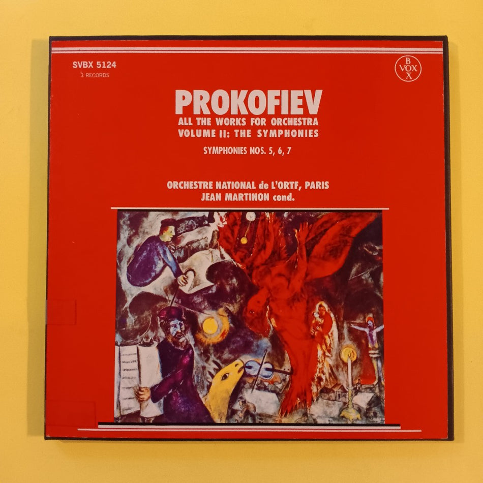 Jean Martinon - All The Works For Orchestra Vol. 2 3LP Box - 1972 - SVBX 5124 - Used - EX - Vinyl