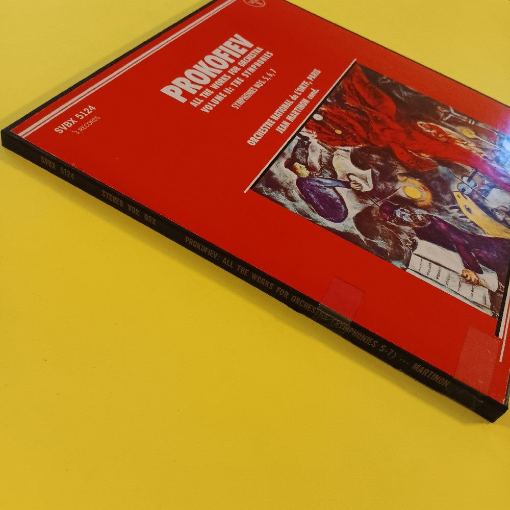 Jean Martinon - All The Works For Orchestra Vol. 2 3LP Box - 1972 - SVBX 5124 - Used - EX - Vinyl