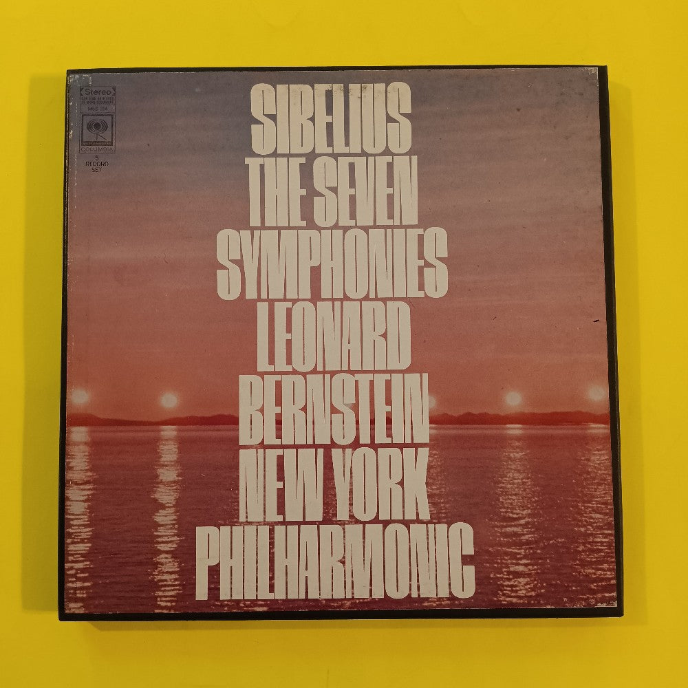 Leonard Bernstein - Sibelius The Seven Symphonies PROMO 5LP BOX - M5S 784 - Used - EX - Vinyl