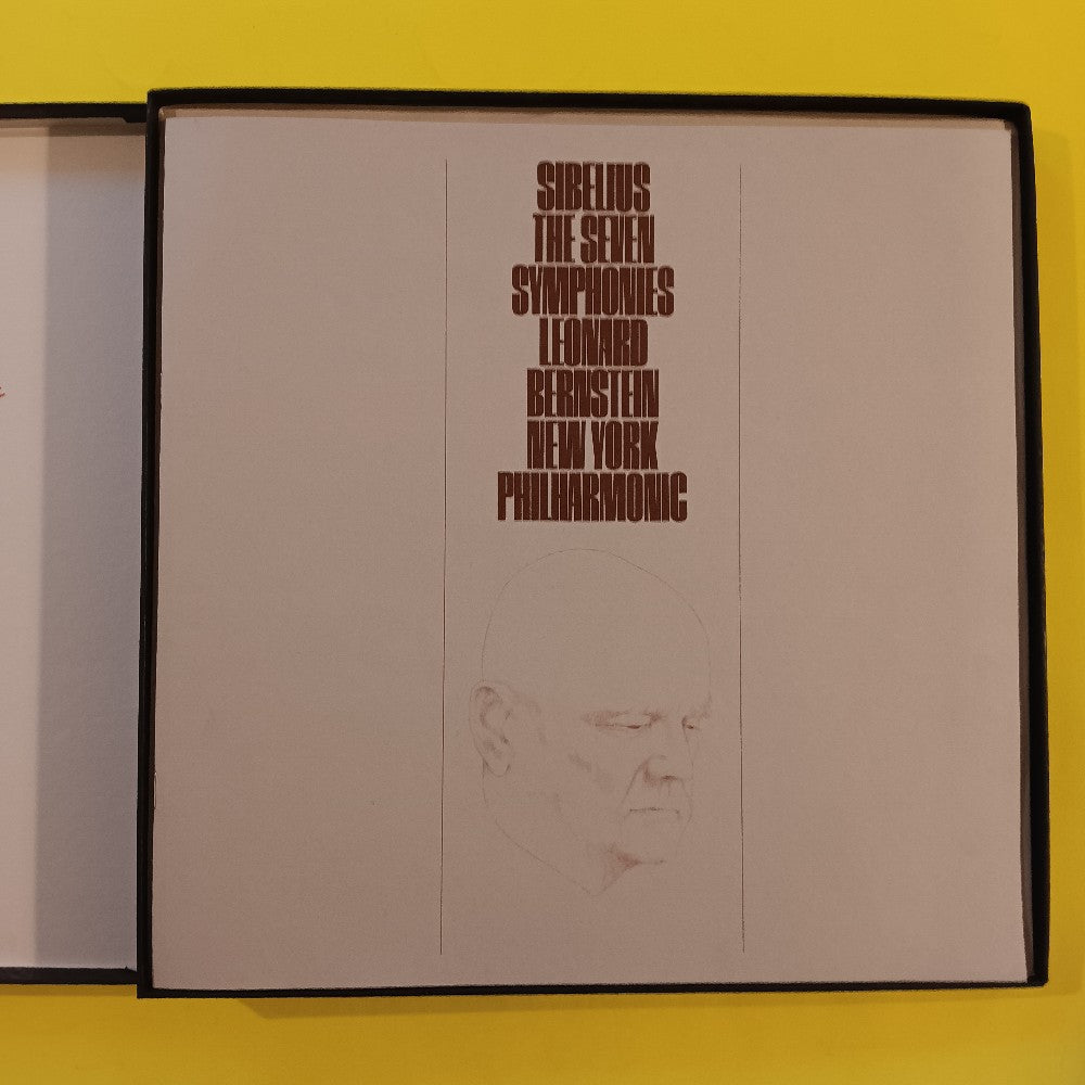 Leonard Bernstein - Sibelius The Seven Symphonies PROMO 5LP BOX - M5S 784 - Used - EX - Vinyl