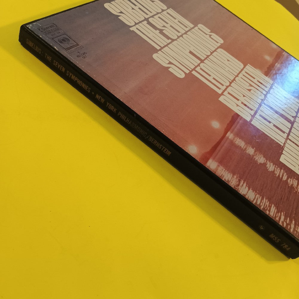 Leonard Bernstein - Sibelius The Seven Symphonies PROMO 5LP BOX - M5S 784 - Used - EX - Vinyl