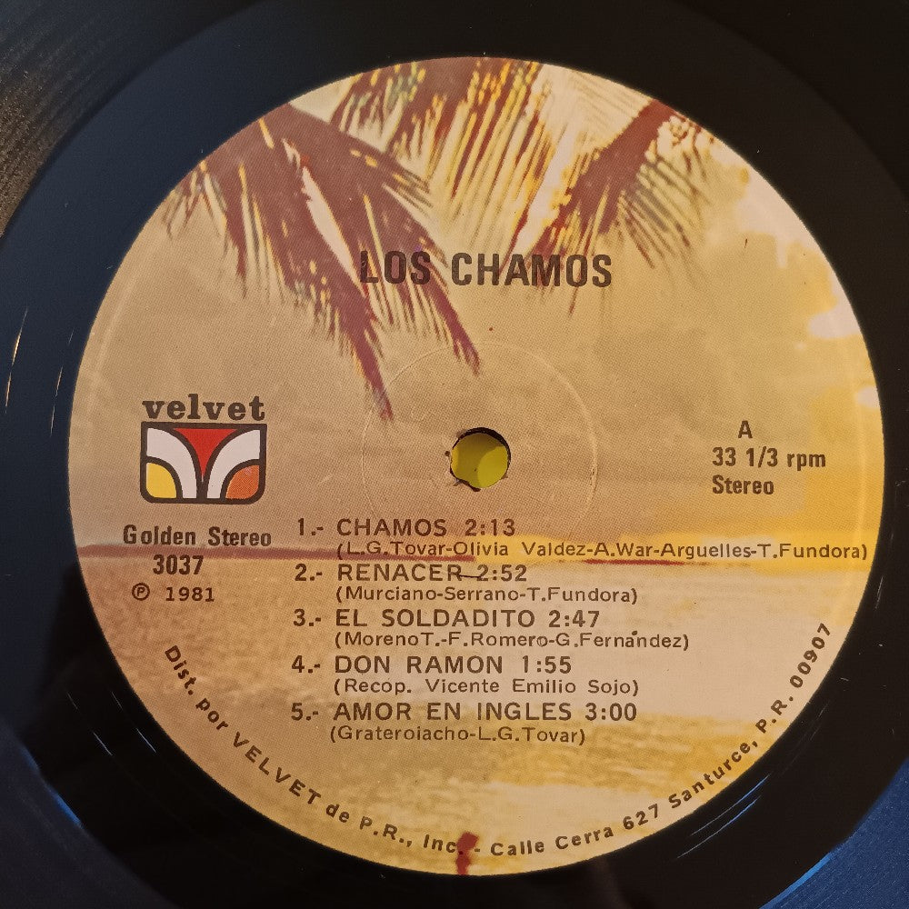 Los Chamos - Los Chamos / Self Titled SHRINK - 1981 - Golden Stereo 3037 - Used - VG++ - Vinyl