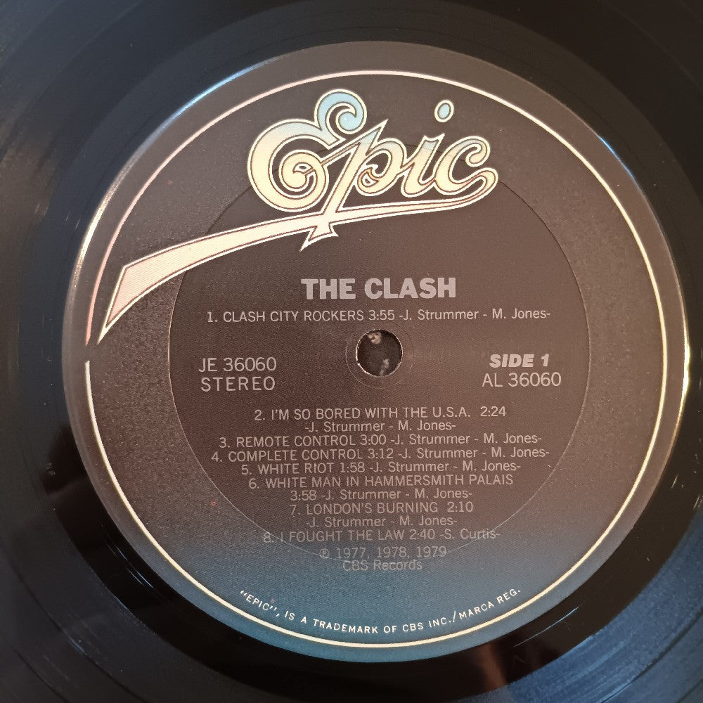The Clash - The Clash Self Titled - 1979 - JE 36060 - Used - VG++ - Vinyl