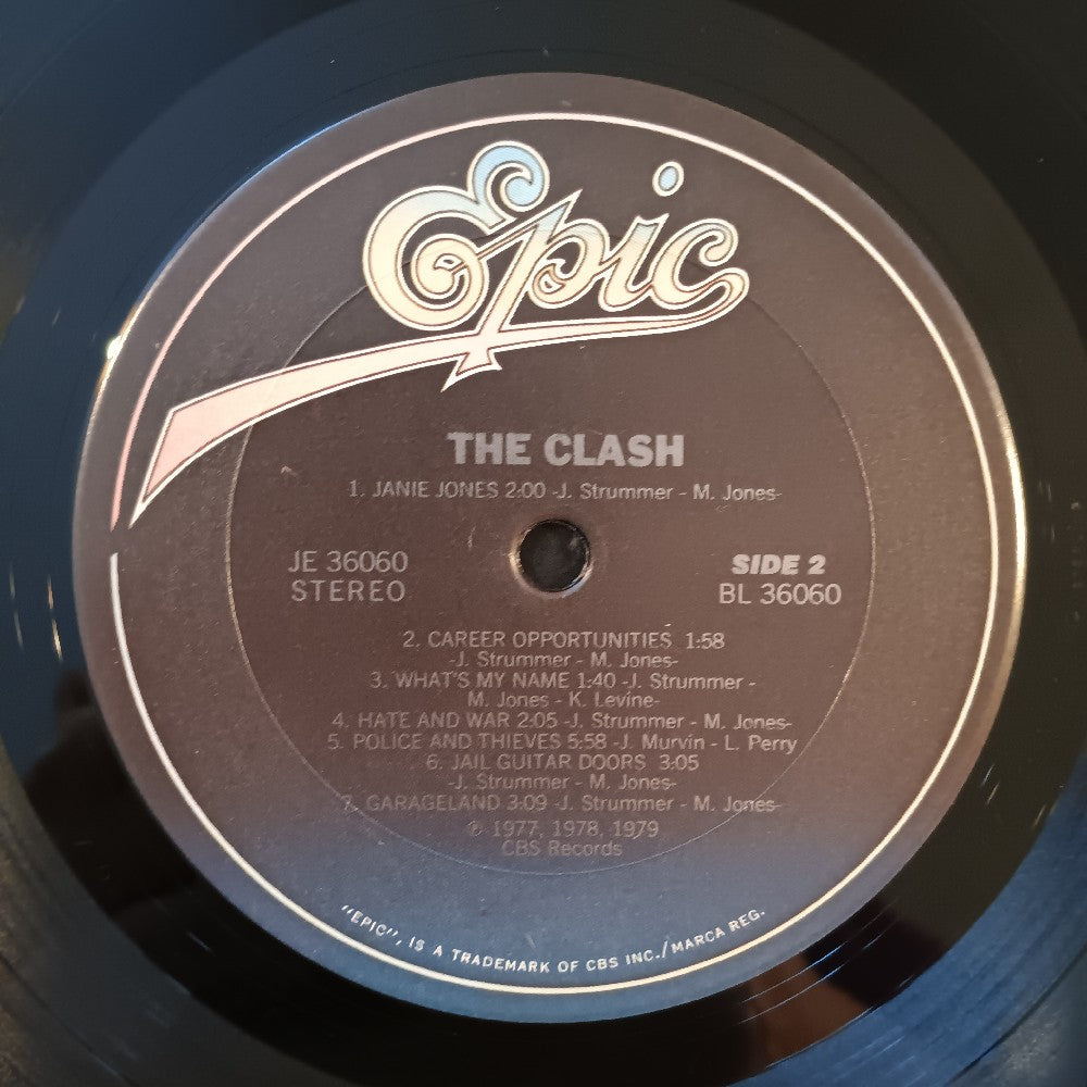 The Clash - The Clash Self Titled - 1979 - JE 36060 - Used - VG++ - Vinyl