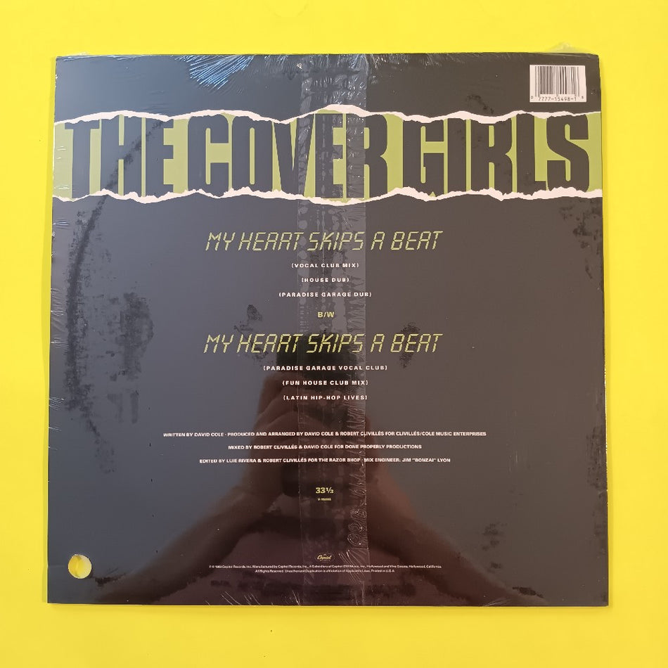 The Cover Girls - My Heart Skips A Beat 12" - 1989 - V-15498 - New - Sealed - Vinyl