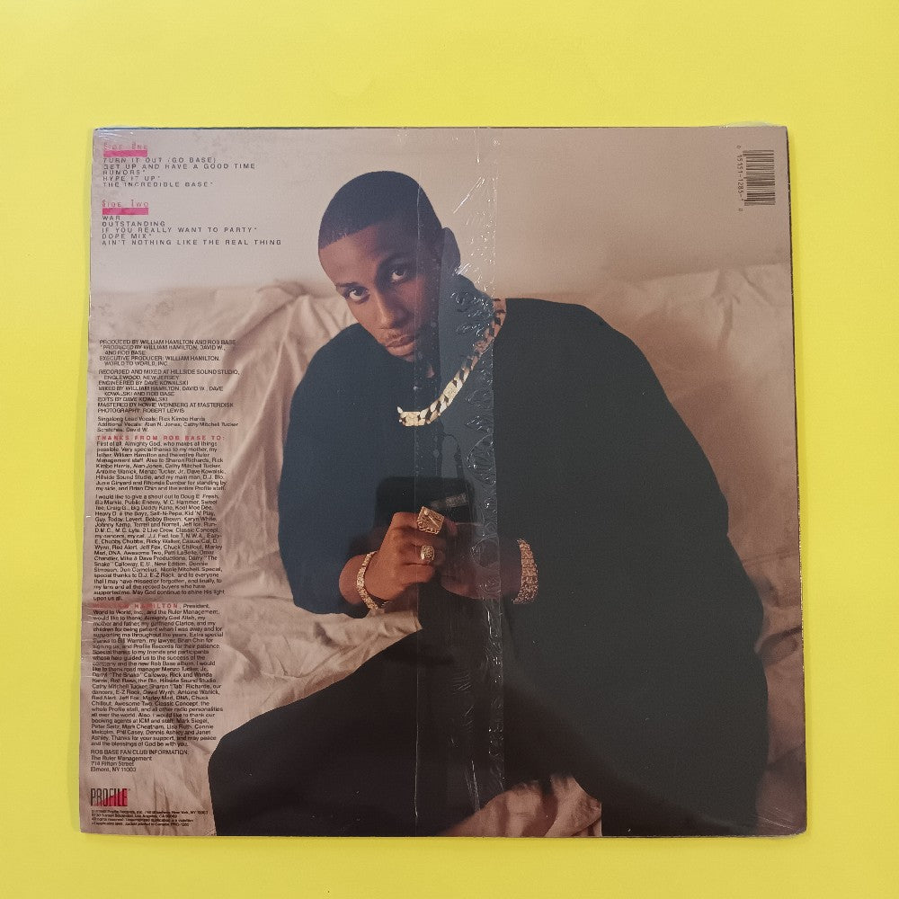 Rob Base - The Incredible Base  - 1989 - PRO-1285 - New - Sealed - Vinyl
