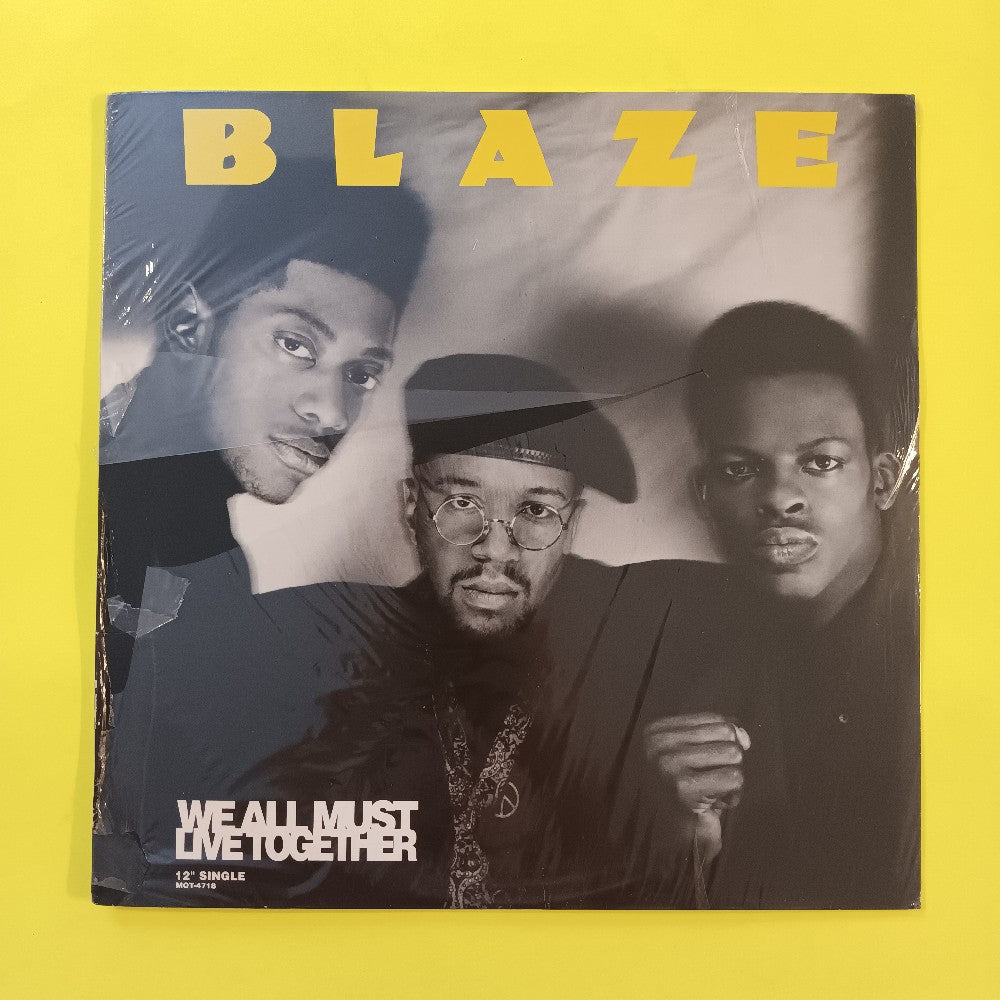 Blaze - We All Must Live Together 12" - 1990 - MOT 4718 - New - Sealed - Vinyl