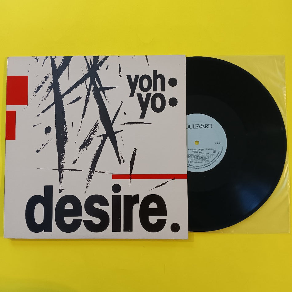 Yoh Yo - Desire 12" Canada - 1987 - BLVD030 - Used - EX - Vinyl