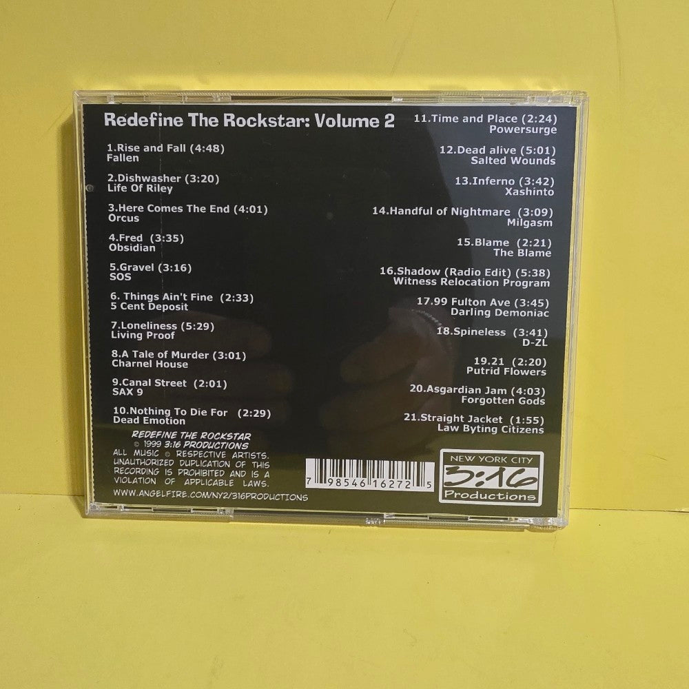 Various - Redefine The Rockstar Volume 2 - 1999 - TSP02 - Used - EX - CDs