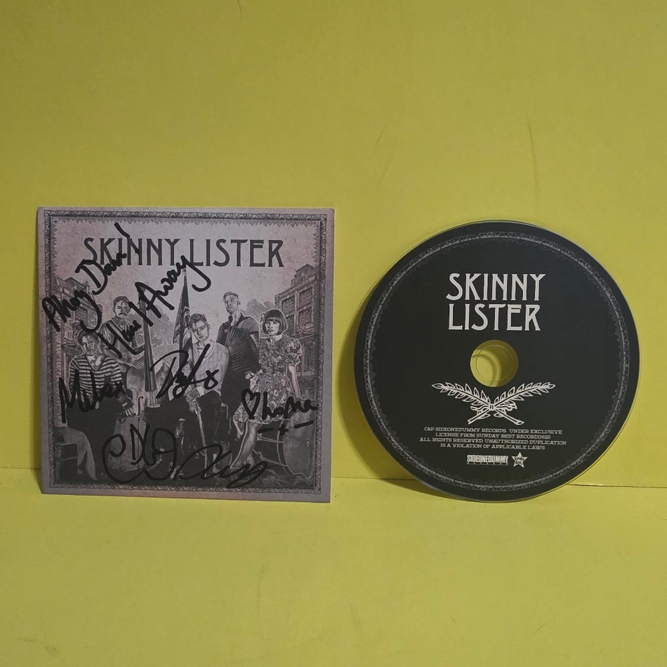 Skinny Lister - Untitled RARE Autographed By The Band - Used - VG++ - CDs