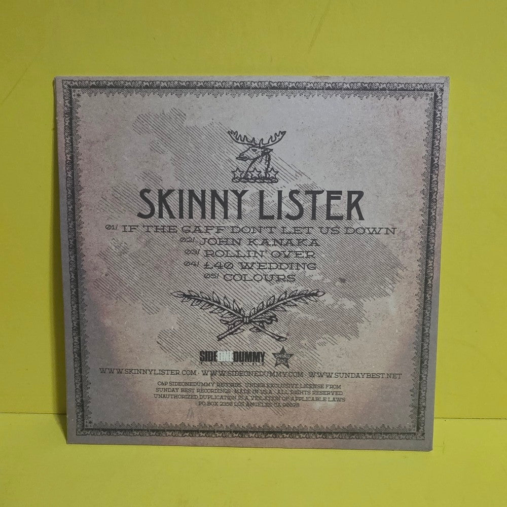 Skinny Lister - Untitled RARE Autographed By The Band - Used - VG++ - CDs