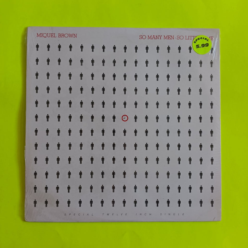 Miquel Brown - So Many Men - So Little Time 12" - 1983 - TSR 828 - New - Sealed - Vinyl