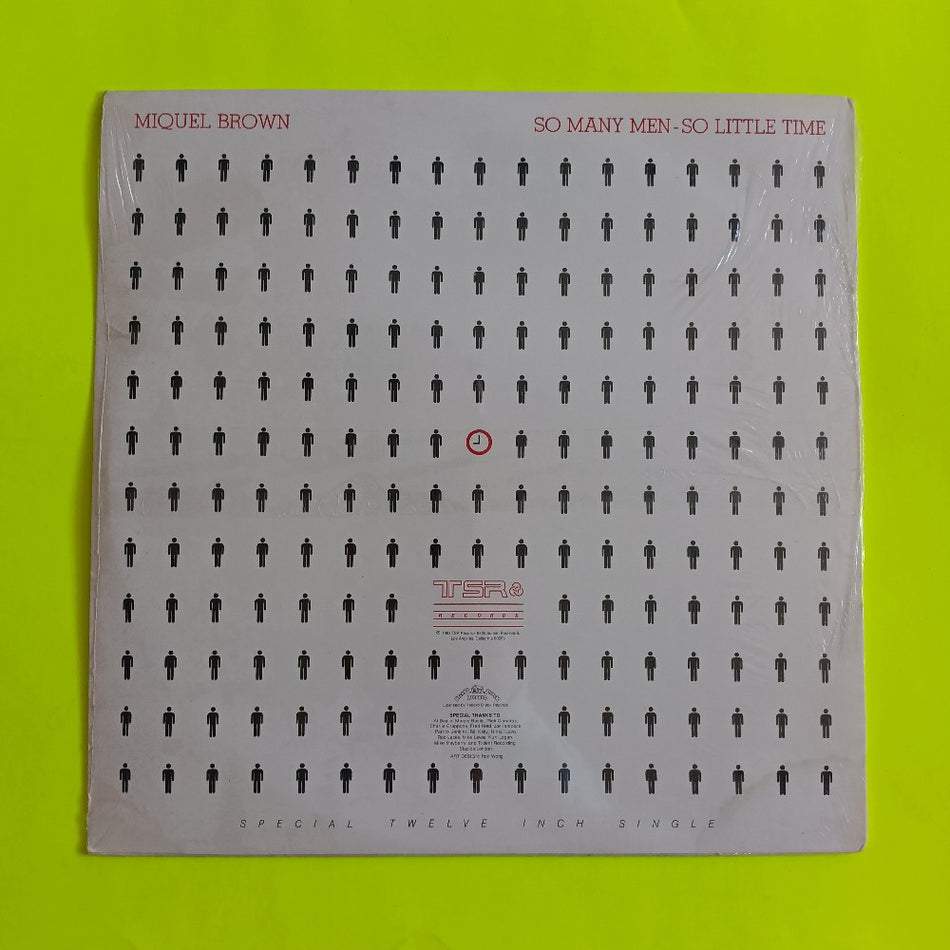 Miquel Brown - So Many Men - So Little Time 12" - 1983 - TSR 828 - New - Sealed - Vinyl