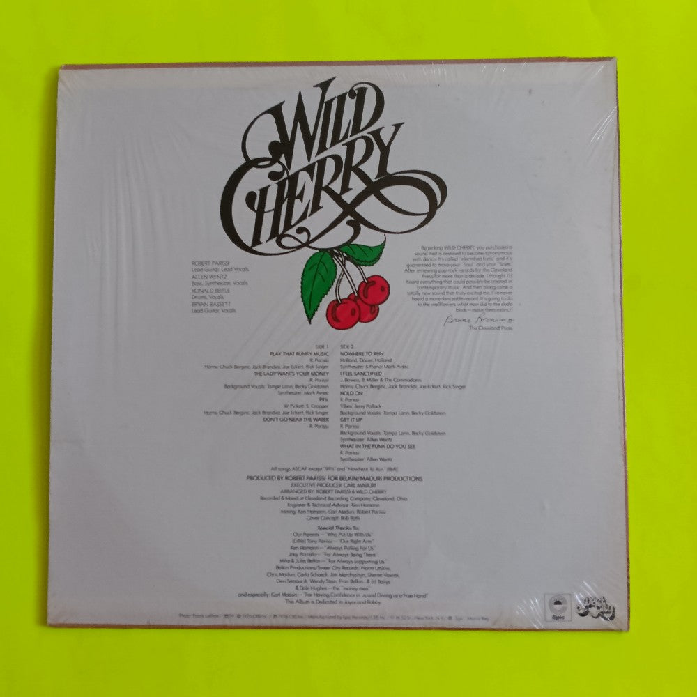 Wild Cherry - Wild Cherry / Self Titled - 1976 - PE 34195 - New - Sealed - Vinyl