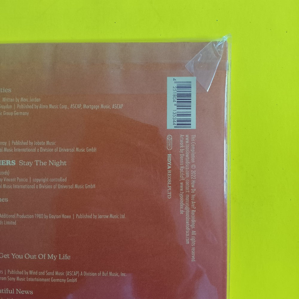 Various - Too Slow To Disco 4 VIOLET PURPLE VINYL - 2022 - HDYA RE08LPLTD - New - Sealed - Vinyl
