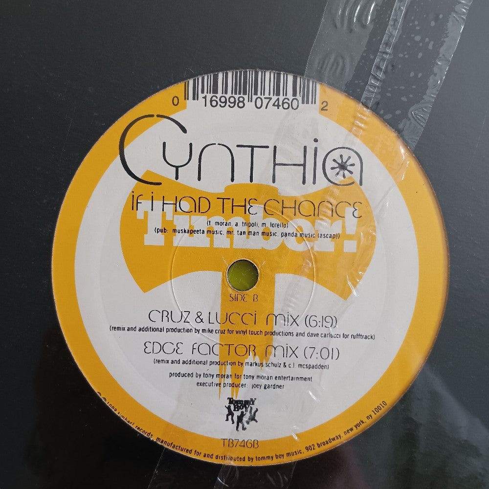 Cynthia - If I Had The Chance 12" - 1998 - TB746 - New - Sealed - Vinyl