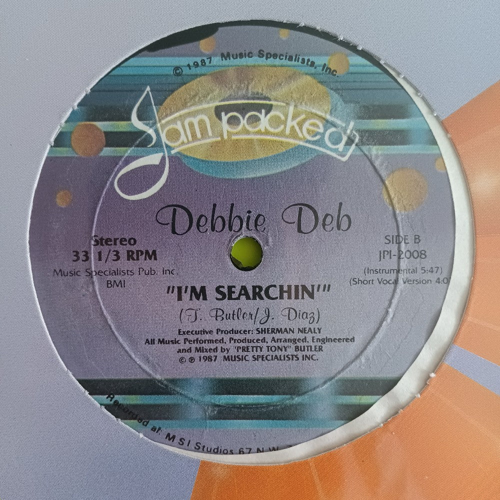 Debbie Dub - I'm Searchin' 12" - 1987 - JP1-2008 - New - Sealed - Vinyl